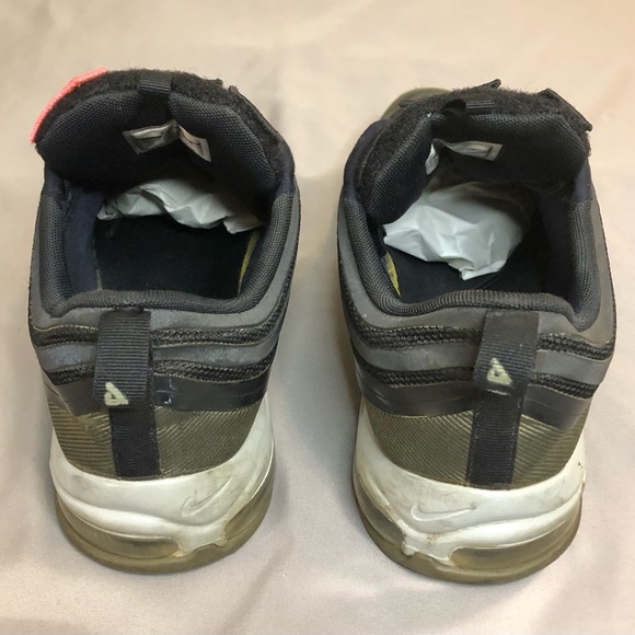 Nike Air Max 97 “Patches” Black Olive Green Size 11.5 - Picture 6 of 10